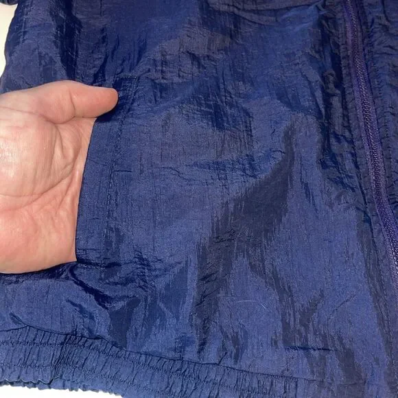 Vtg Chicago Bears lightweight jacket Men L Hilton Tag Windbreaker NFL Football - Picture 7 of 16